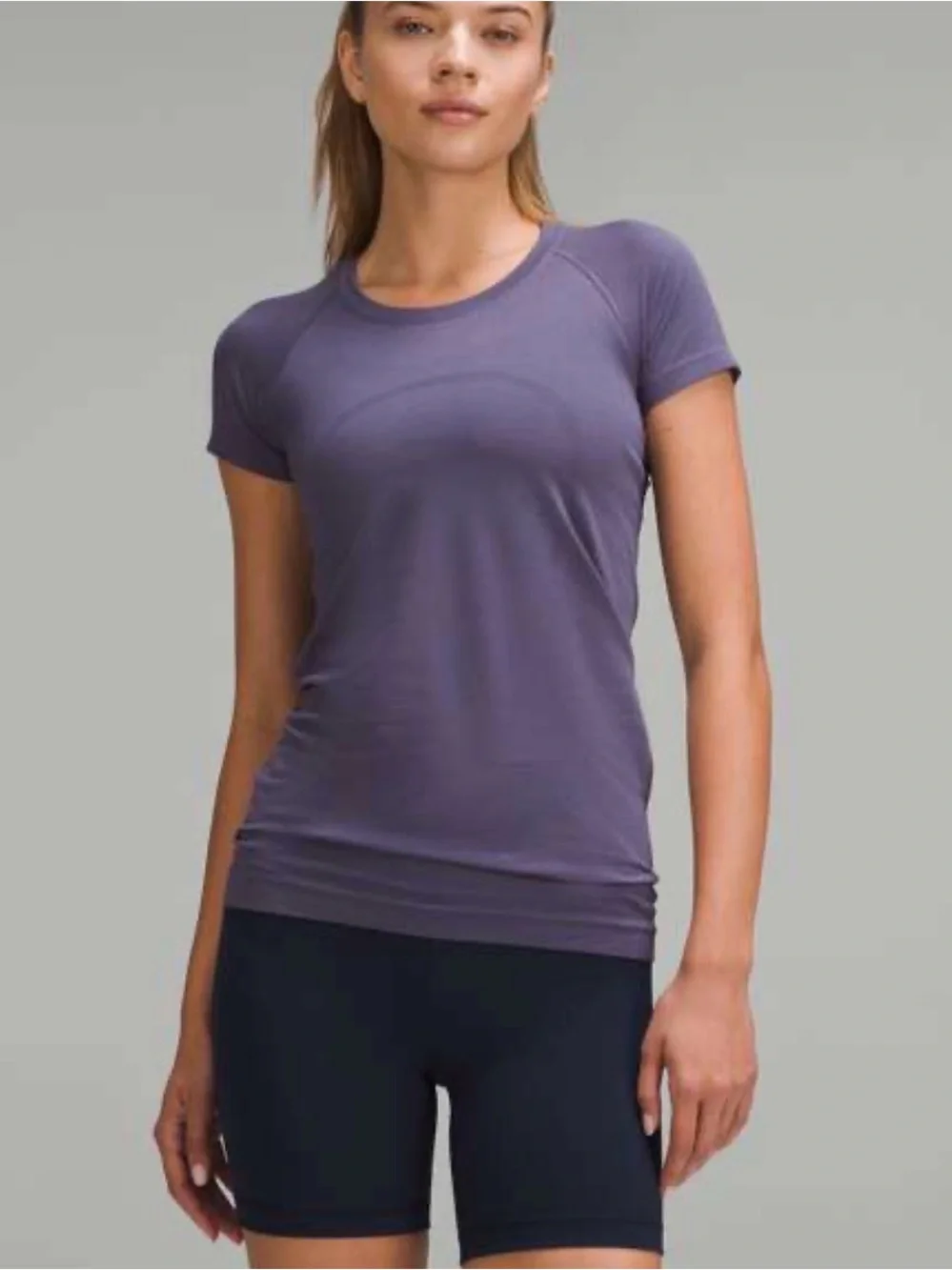 lululemon athletica Purple hip length SWIFTLY